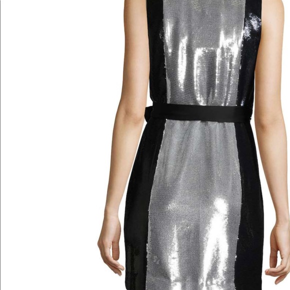 Wrap sequin wrap dress by, Diane Von Furstenberg. - Picture 3 of 4